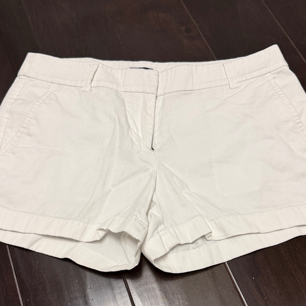 Women's J Crew White  Shorts